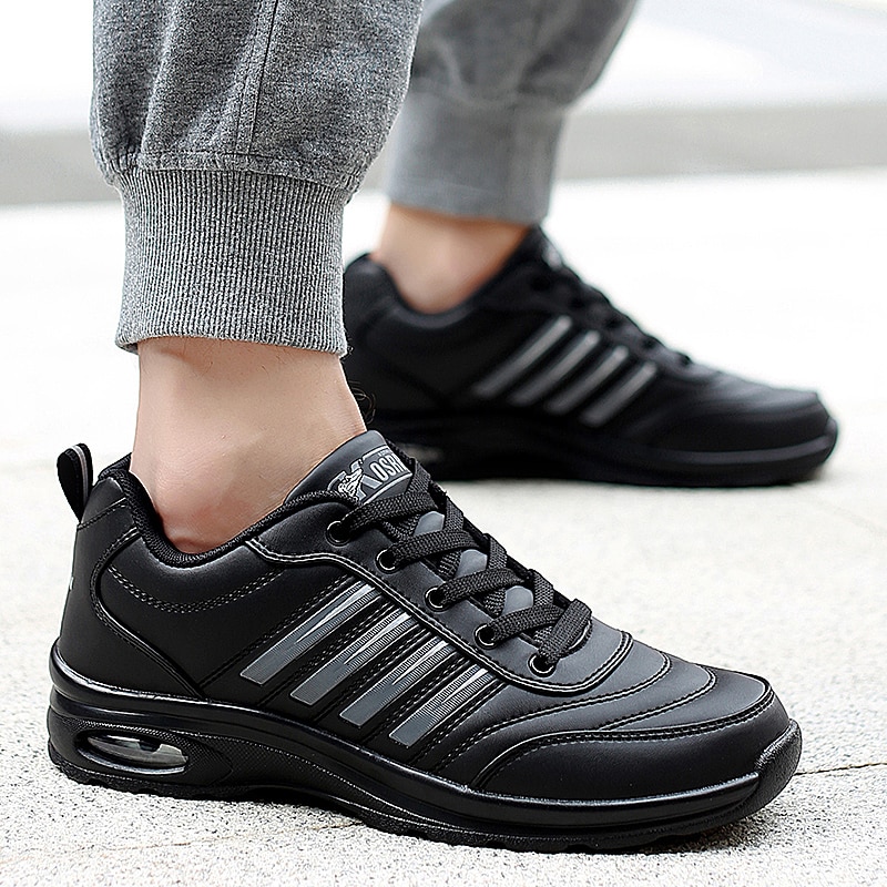 2020 Men Waterproof Golf Shoes Black White Sport Trainers for Golf Spikeless Sneakers Anti Slip Walking Shoes for Mens 2020 Men Waterproof Golf Shoes Black White Sport Trainers for Golf Spikeless Sneakers Anti Slip Walking Shoes for Mens