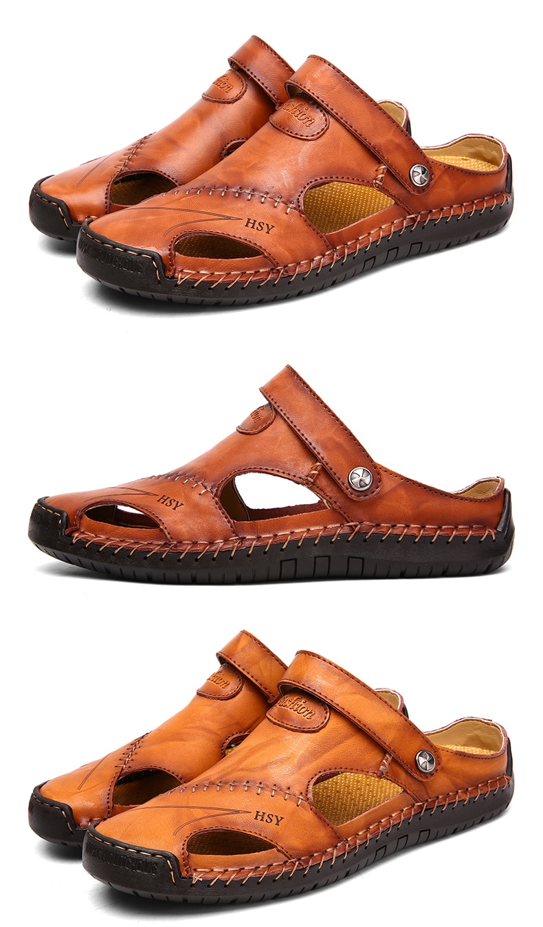 HSY Summer Genuine Leather Sandals