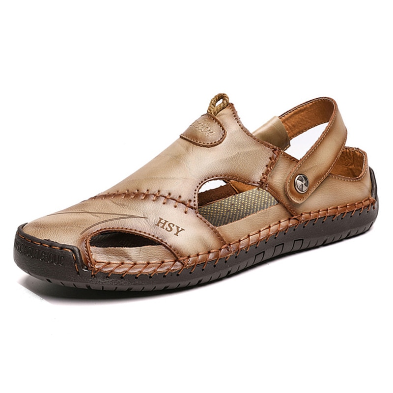 HSY Summer Genuine Leather Sandals Pricemans