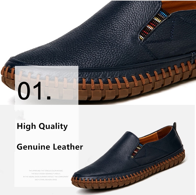 JINTOHO Genuine Leather Moccasins