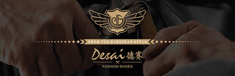DESAI Genuine Leather Oxford Shoes