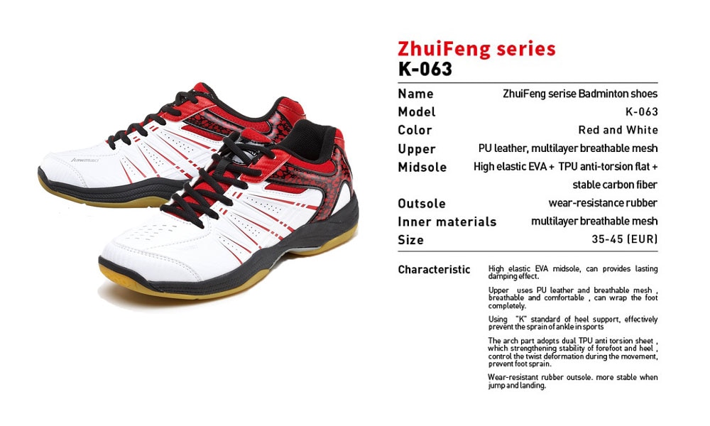 Kawasaki Professional Badminton Shoes K-063