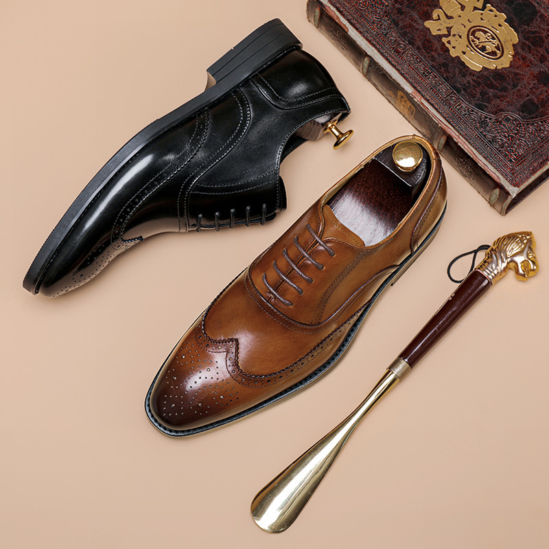 DESAI 2022 New High Quality Handmade Oxford Dress Shoes Men Genuine Cow Leather Suit Shoes Footwear Wedding Formal Italian Shoes Hot DESAI 2022 New High Quality Handmade Oxford Dress Shoes Men Genuine Cow Leather Suit Shoes Footwear Wedding Formal Italian Shoes Hot