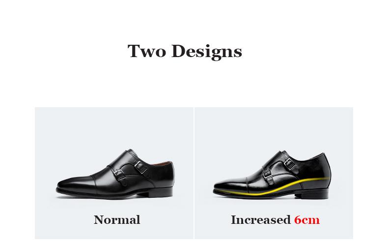 DESAI Leather Double Buckles Monk Shoes DESAI Leather Double Buckles Monk Shoes