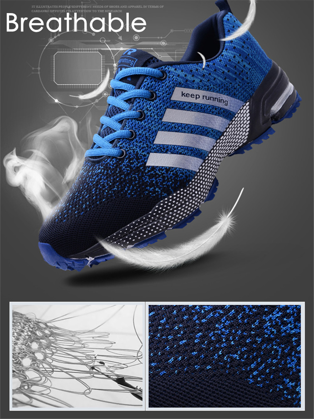 KEEP RUNNING Casual Sports Sneakers KEEP RUNNING Casual Sports Sneakers