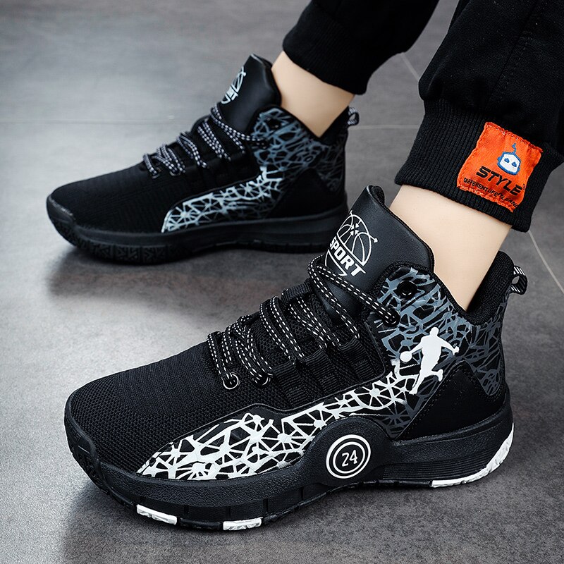 Autumn Spring Men Basketball Shoes Male Street Lace Up Boots Culture Sports Shoes Basket Femme Sneakers High Top Shoes for Women